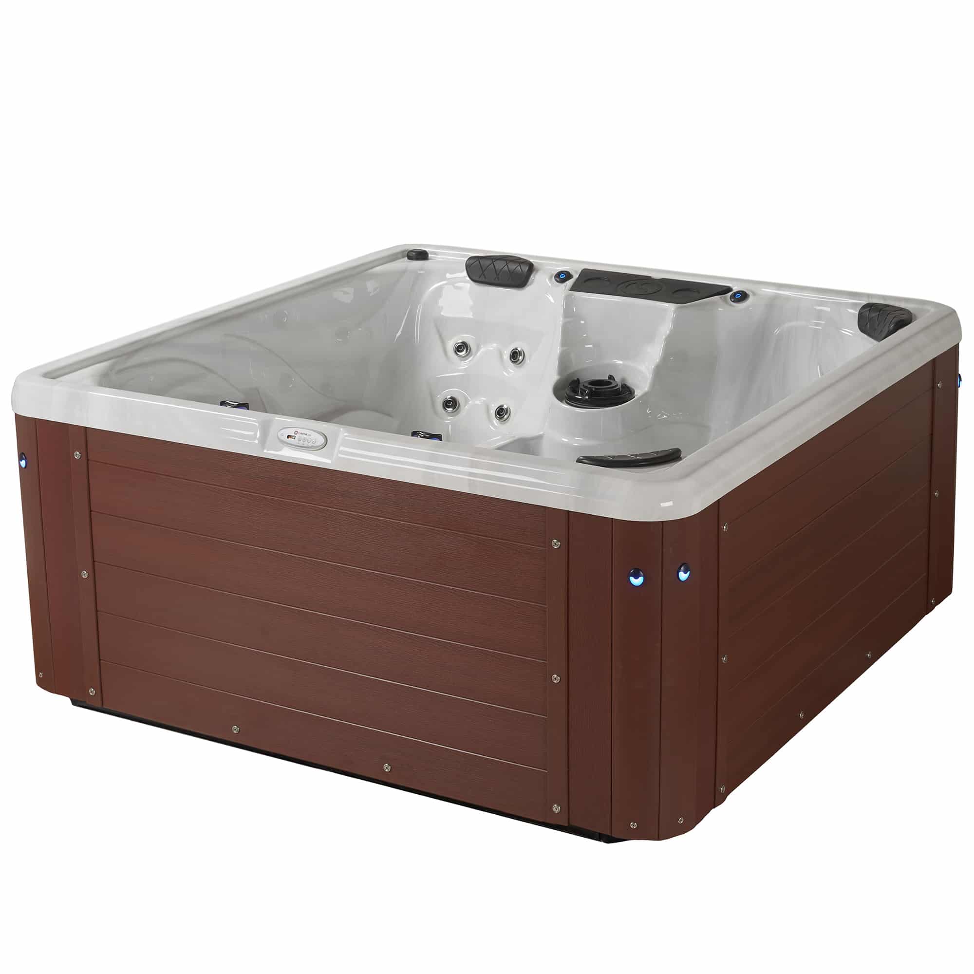How To Clean a Hot Tub Step By Step-MHT-Acadia 40-L-redwood-empty