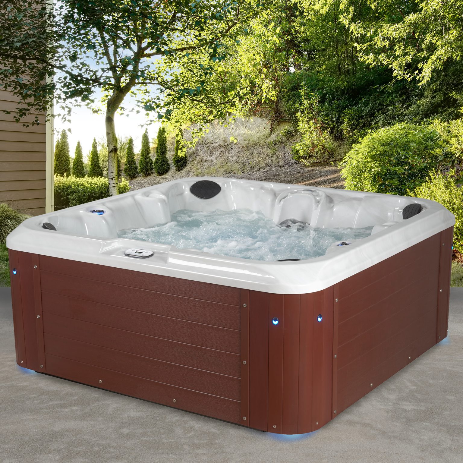 Geneva 55 Jet, 6-Person, 240v Hot Tub buy online ᐈ MyHotTub