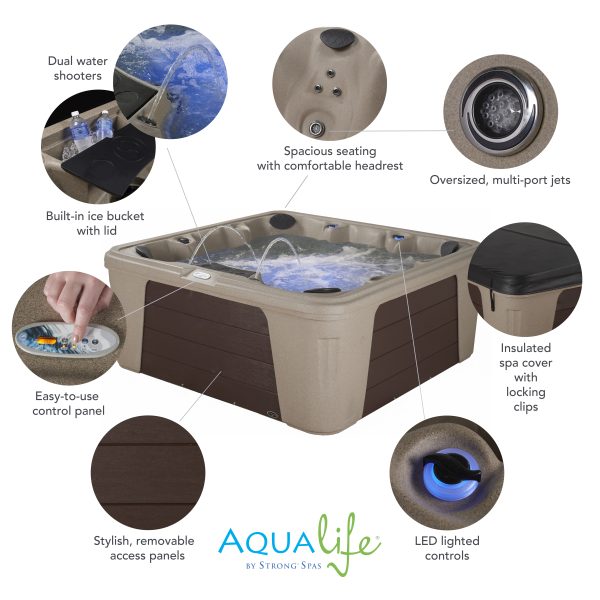 Palm Beach 30 Jet, 6-Person Plug ‘n Play Hot Tub Spa 4