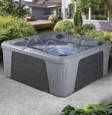 MyHotTub-PALM BEACH Lounger lifestyle-gray