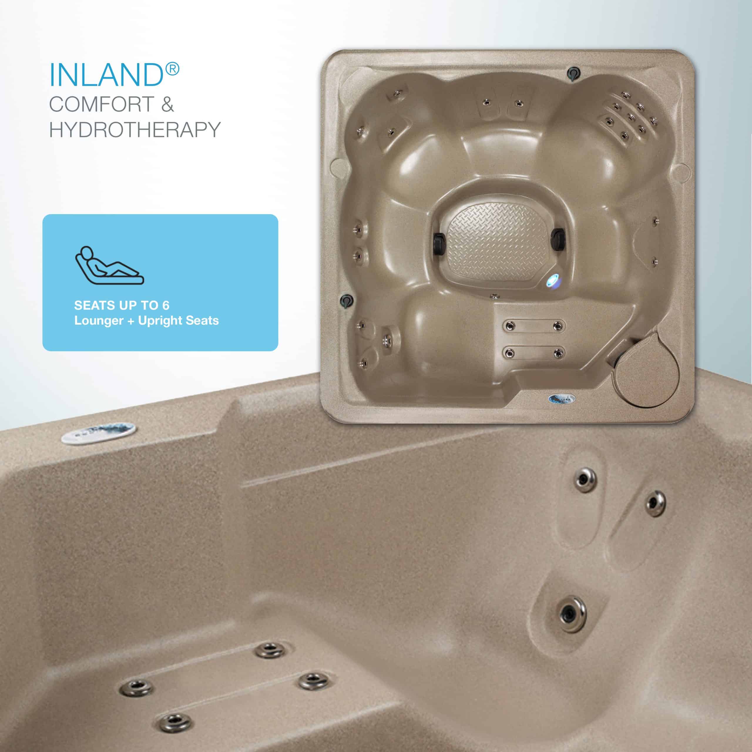 Inland® 24 Jet, 5-6 Person Plug ‘n Play Hot Tub Spa 6 Inland® 24 Jet, 5-6 Person Plug ‘n Play Hot Tub Spa 6
