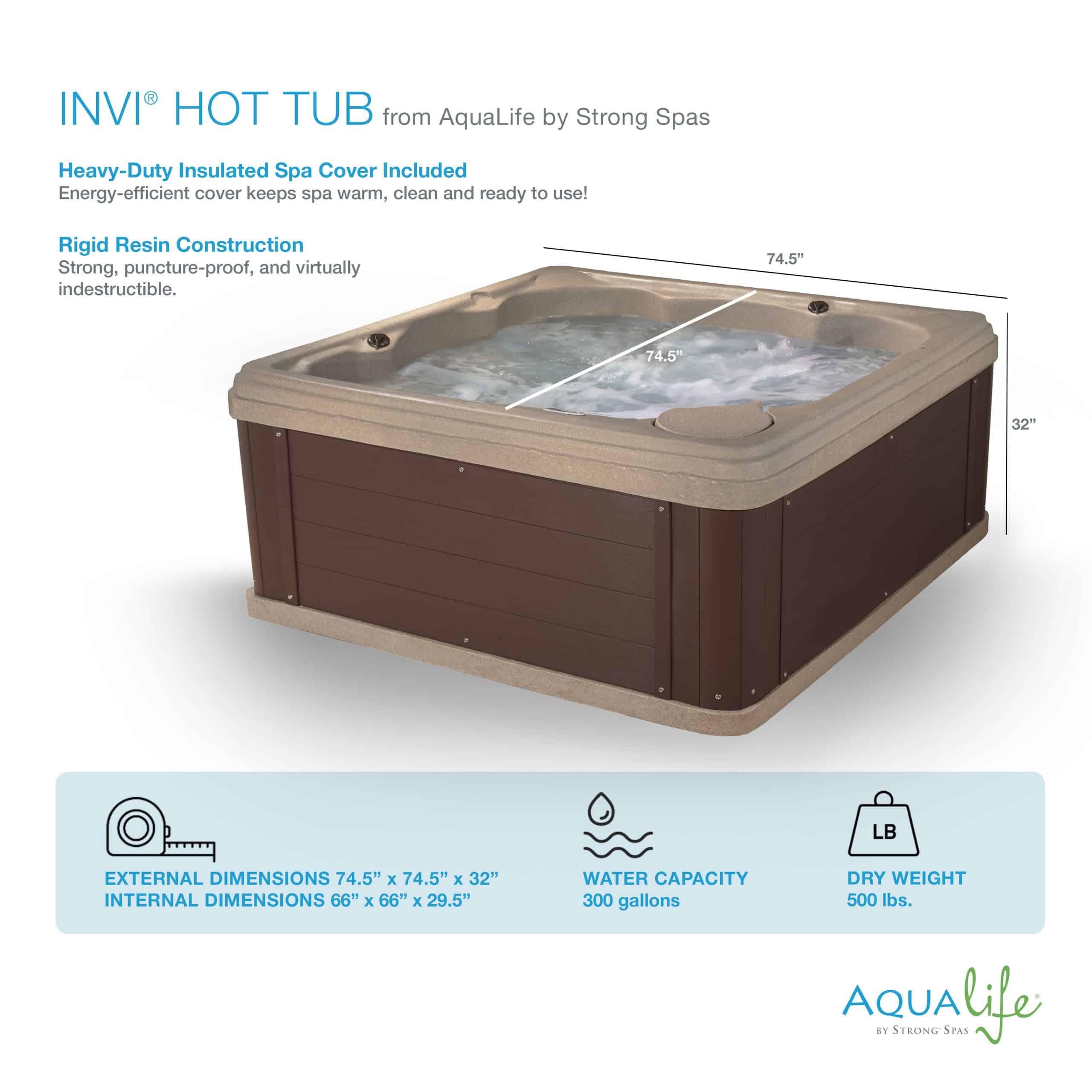 Inland® 24 Jet, 5-6 Person Plug ‘n Play Hot Tub Spa 9 Inland® 24 Jet, 5-6 Person Plug ‘n Play Hot Tub Spa 9