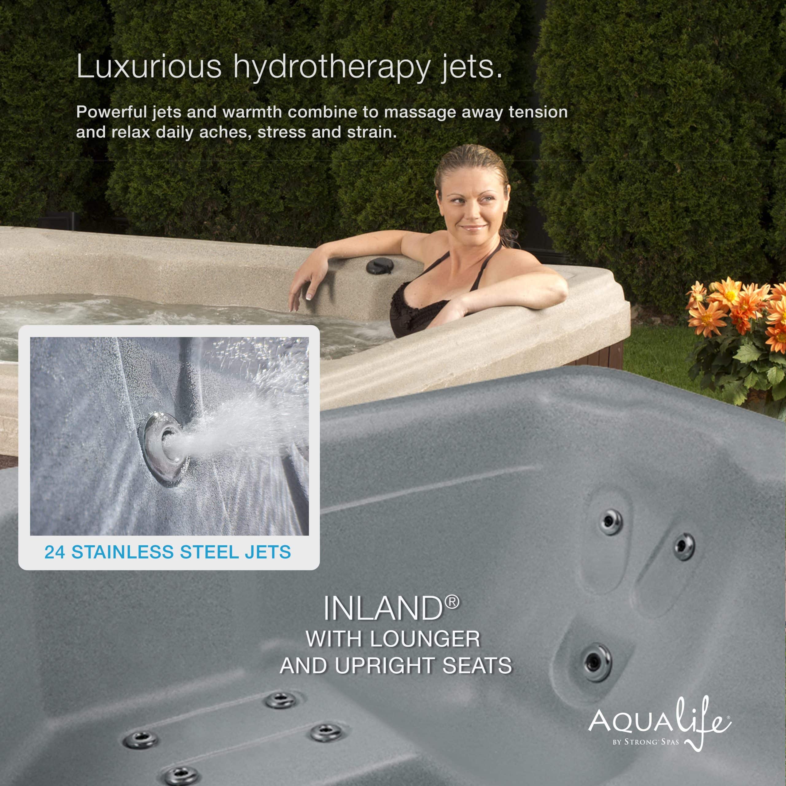 Inland® 24 Jet, 5-6 Person Plug ‘n Play Hot Tub Spa 12 Inland® 24 Jet, 5-6 Person Plug ‘n Play Hot Tub Spa 12