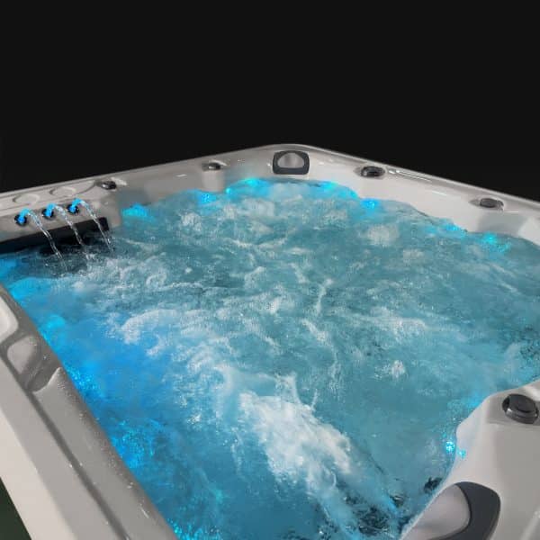 Scenic 69 Jet, 6-Person Lounger Hot Tub Spa with Bluetooth Stereo & Ozone 14