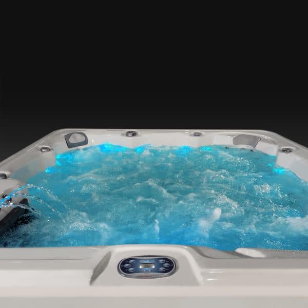 Scenic 69 Jet, 6-Person Lounger Hot Tub Spa with Bluetooth Stereo & Ozone 15