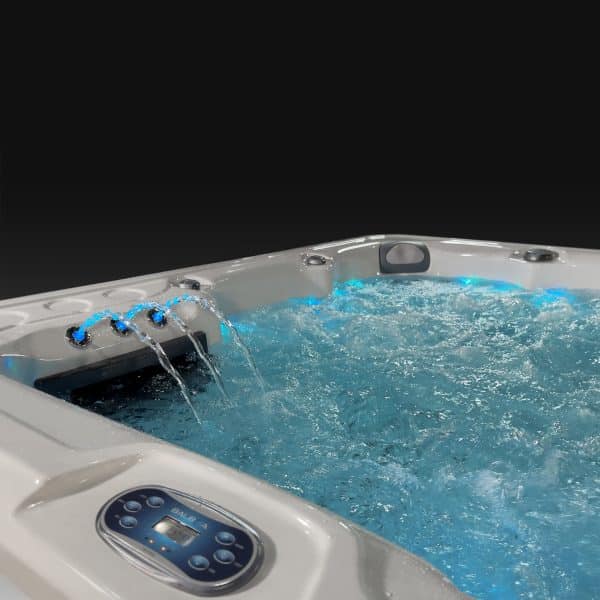 Scenic 69 Jet, 6-Person Lounger Hot Tub Spa with Bluetooth Stereo & Ozone 11