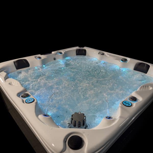 Surfaces 36 Jet, 3-4 Person Double Lounger Hot Tub Spa with Bluetooth Stereo & Ozone 7