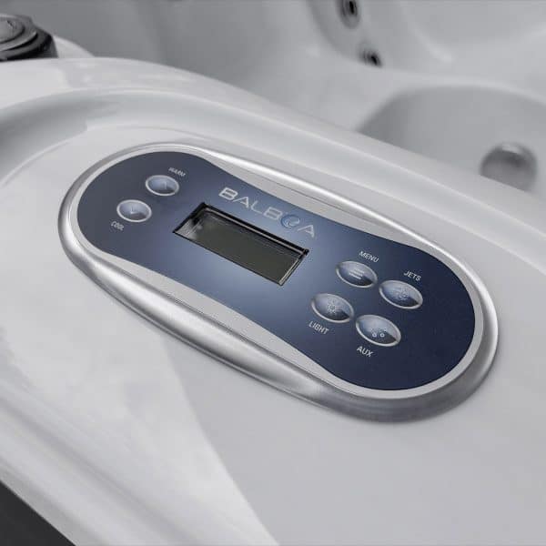 Surfaces 36 Jet, 3-4 Person Double Lounger Hot Tub Spa with Bluetooth Stereo & Ozone 13