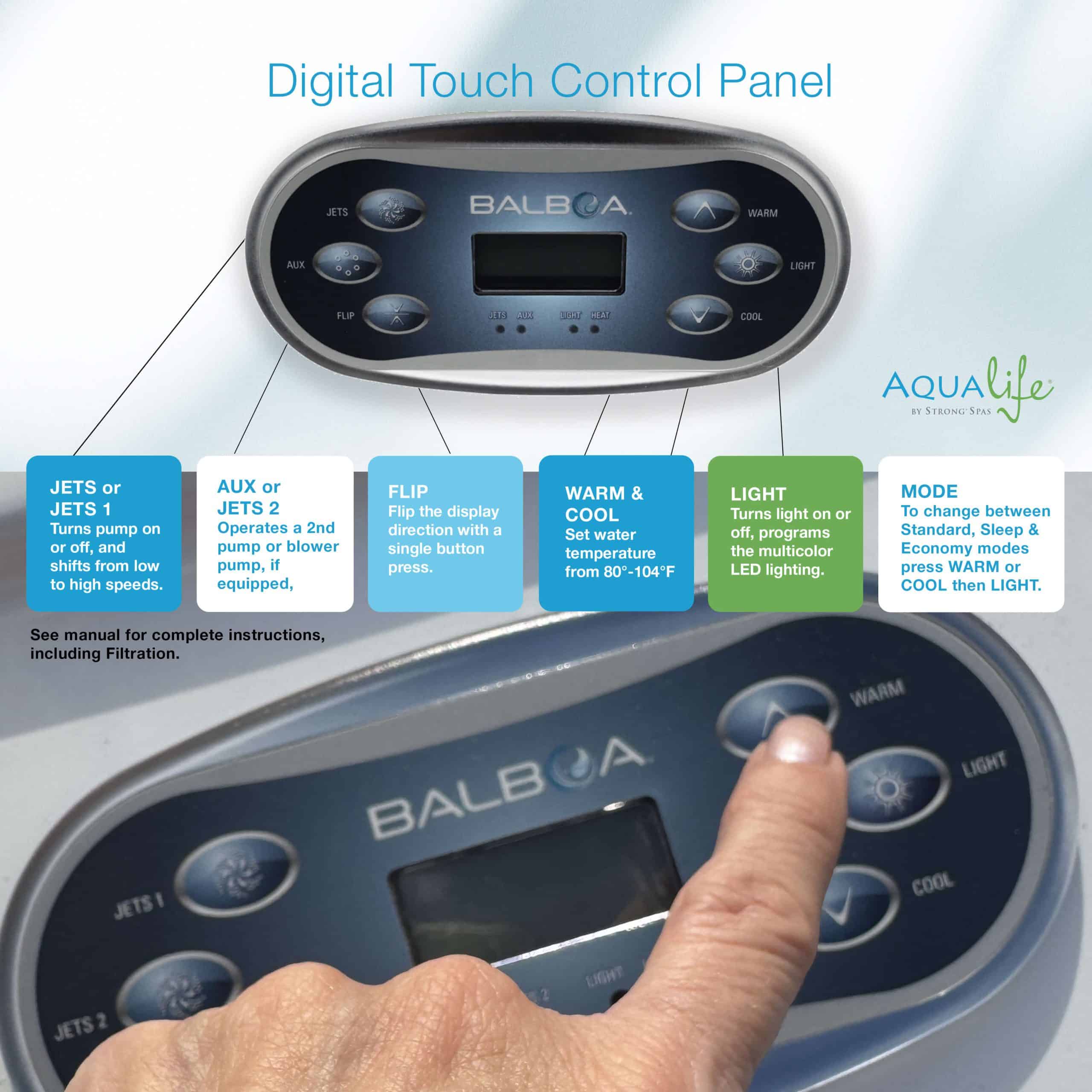 Surfaces™ 36 Jet, 3-4 Person Double Lounger Hot Tub Spa with Bluetooth Stereo & Ozone 9 Surfaces™ 36 Jet, 3-4 Person Double Lounger Hot Tub Spa with Bluetooth Stereo & Ozone 9